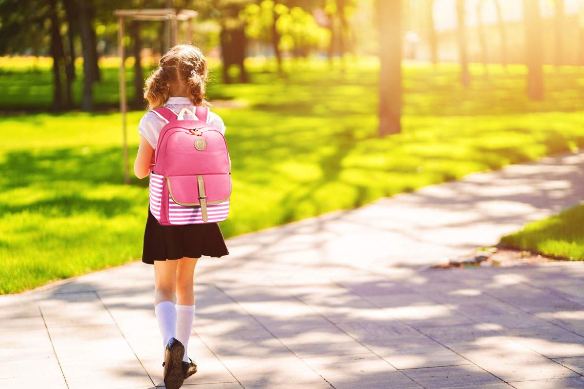 Leaper Canvas School Backpack for Girls Laptop Bag Travel Bag Bookbag Daypack - Image 6