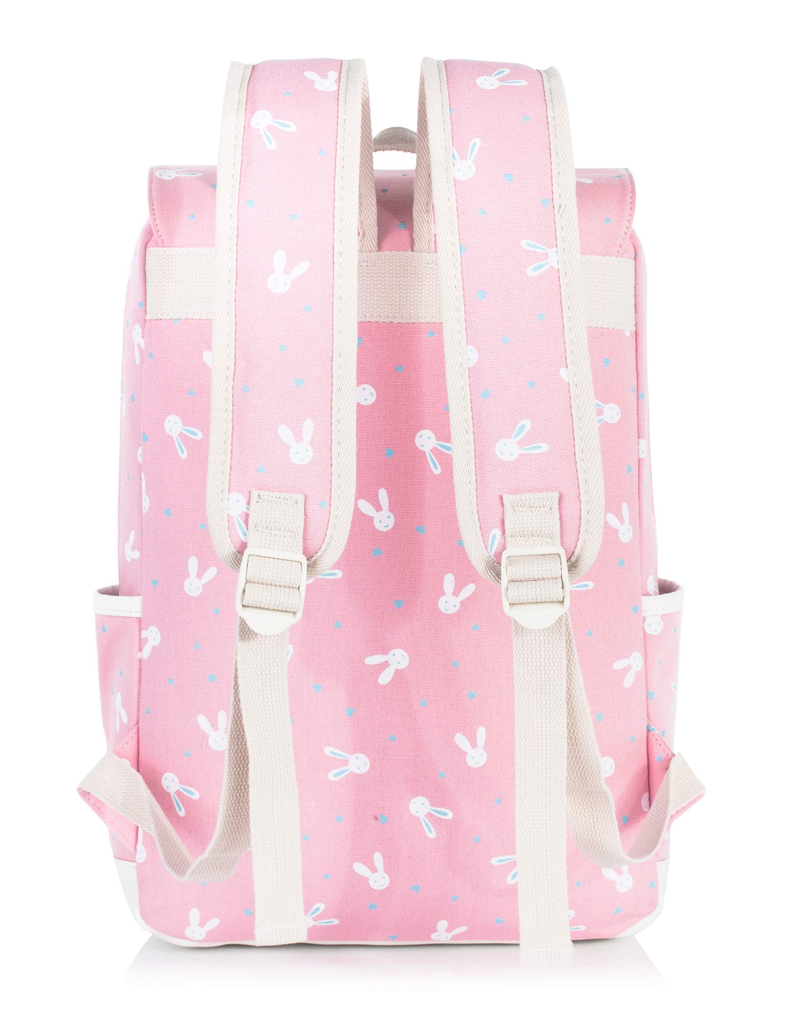 Leaper Cute Laptop Backpack Canvas Bag Daypack Satchel - Image 4