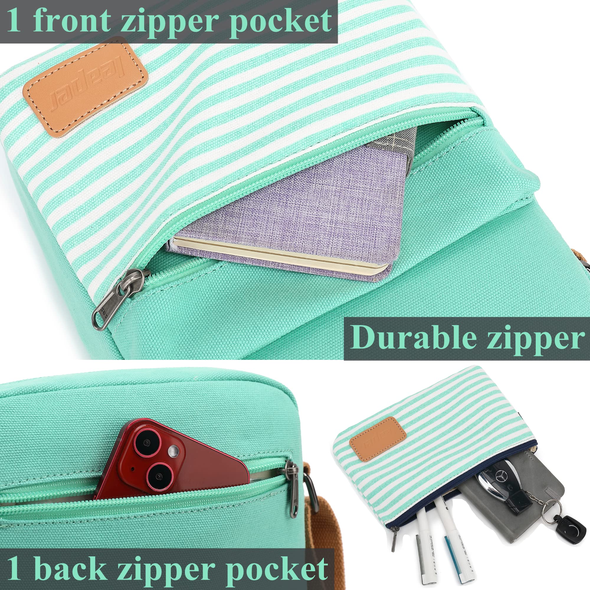 Leaper Girls Crossbody Purses for Kids 2 PCS Cross Body Bag Women Messenger Bag Girls Canvas Bag Cross Body Purse Set | for Kids, 2 PCS, Women - Image 4