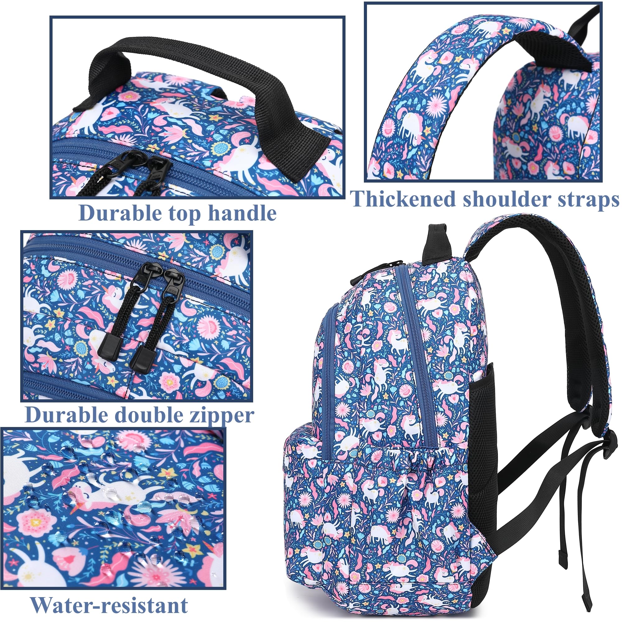 Leaper Girls Kawaii Laptop Backpack for School Boys Backpack Kids Travel Backpack Women Bookbag Cute School Bag College Bag - Image 6